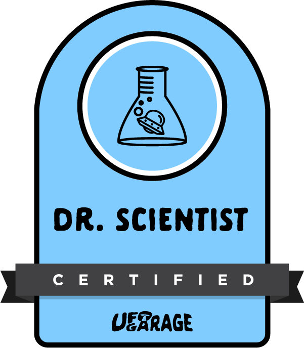 Dr. Scientist Certification Badge