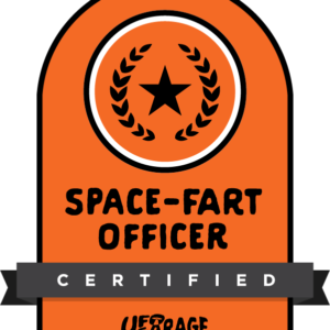 Space-Fart Officer Certification Badge