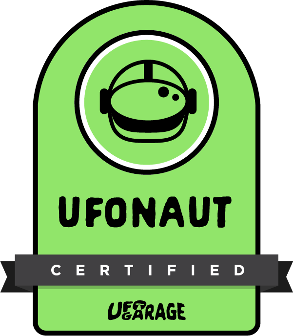UFONAUT Certification Badge